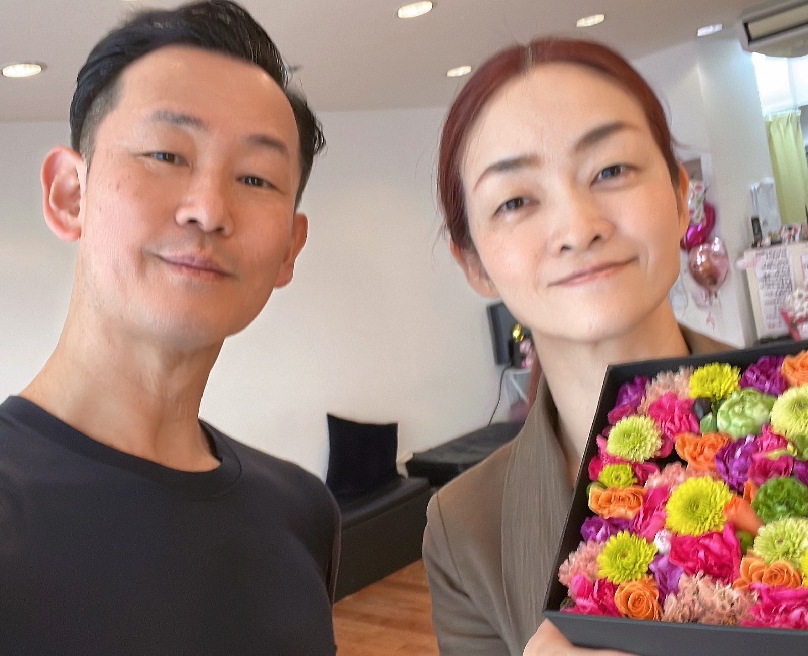 山先充芳と武田佳子